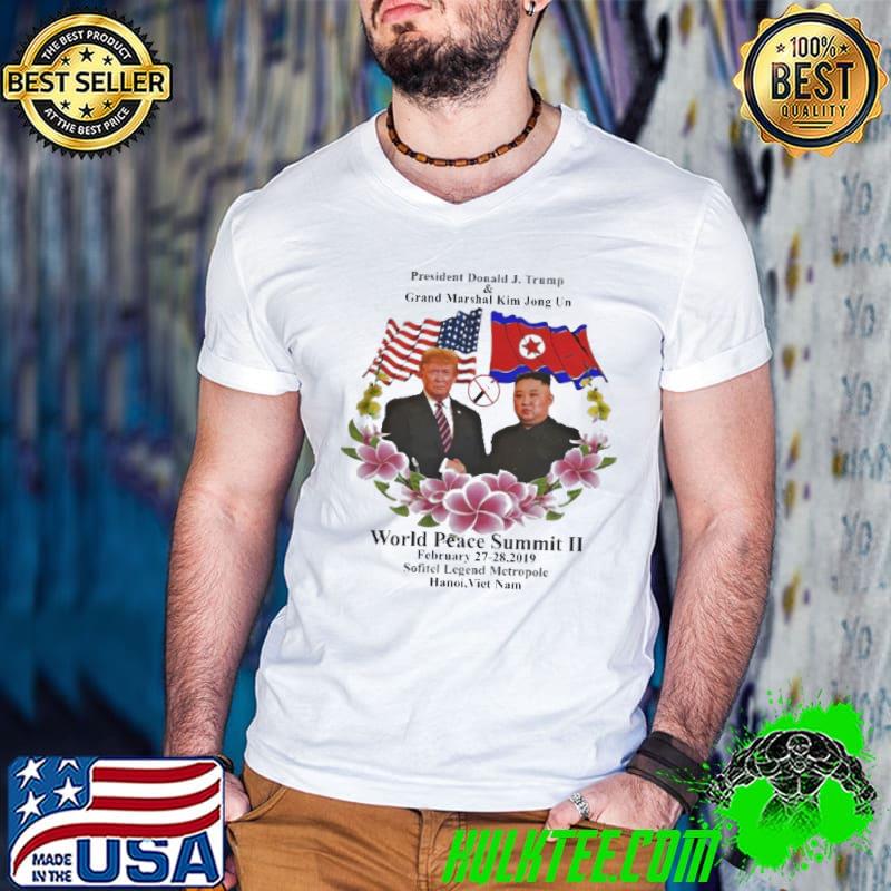 Peace and friendship world peace summit iI classic shirt