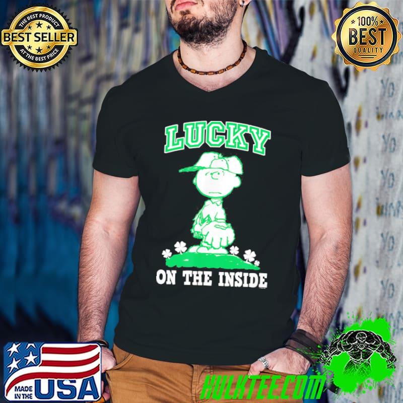 Peanuts st patrick's day Charlie brown lucky classic shirt