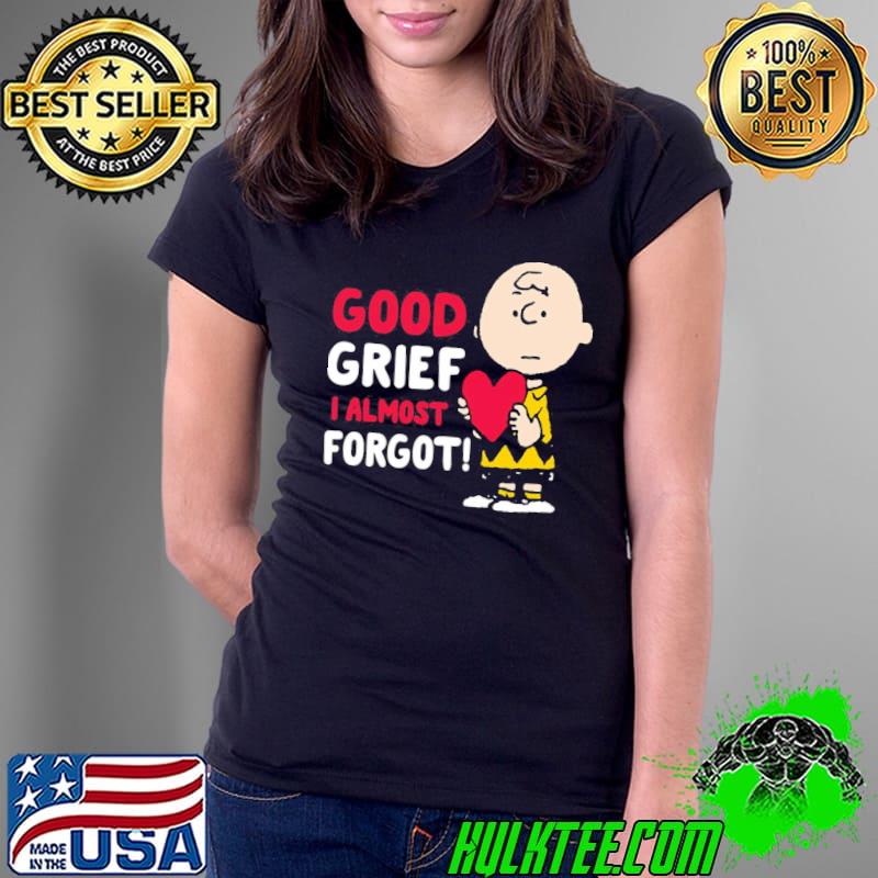 Peanuts Valentines Charlie brown good grief classic s Ladies Tee Peanuts Valentines Charlie brown good grief classic s Ladies Tee