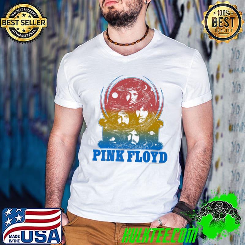 Pink Floyd snow globe faces vintage classic shirt