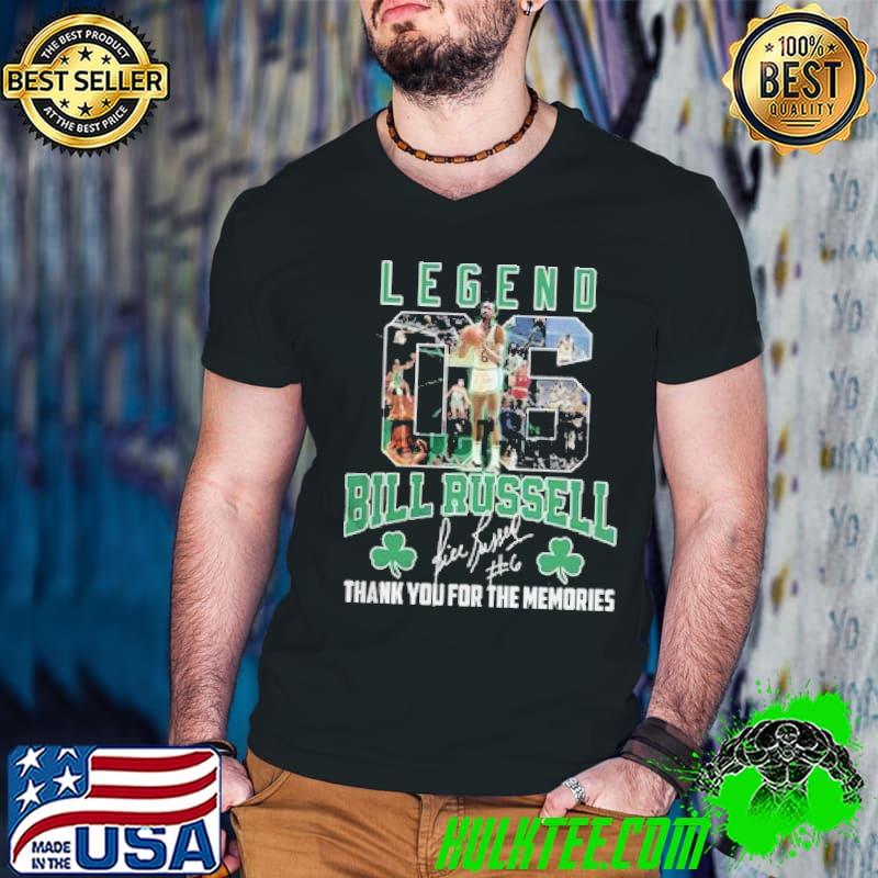 Rest in peace to a legend bill russell thank you for the memories classic shirt Rest in peace to a legend bill russell thank you for the memories classic shirt