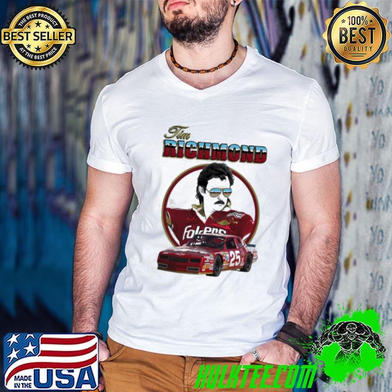 Retro nascar car racing richmond sport shirt