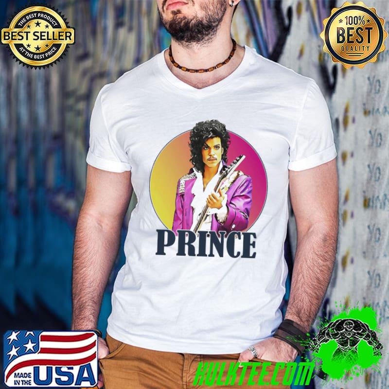 Retro prince portrait sunset classic shirt