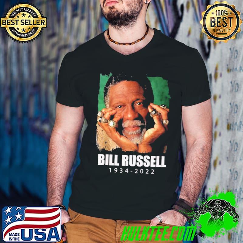 Rip bill russell thank you for the memories 19342022 bill russell classic shirt