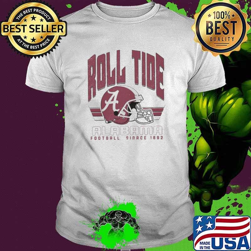 Roll Tide Alabama football since 1892 A helmet vintage shirt