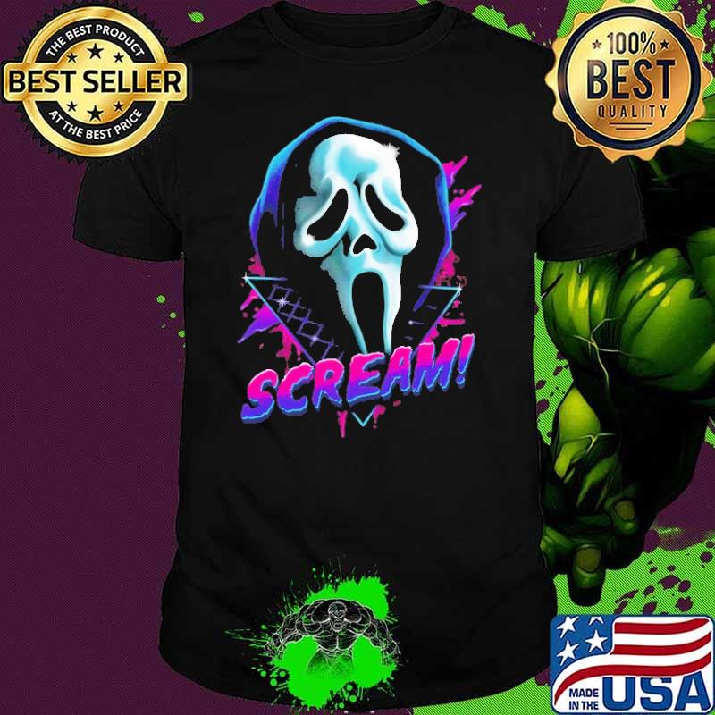 Scream Ghostface Neon Shirt