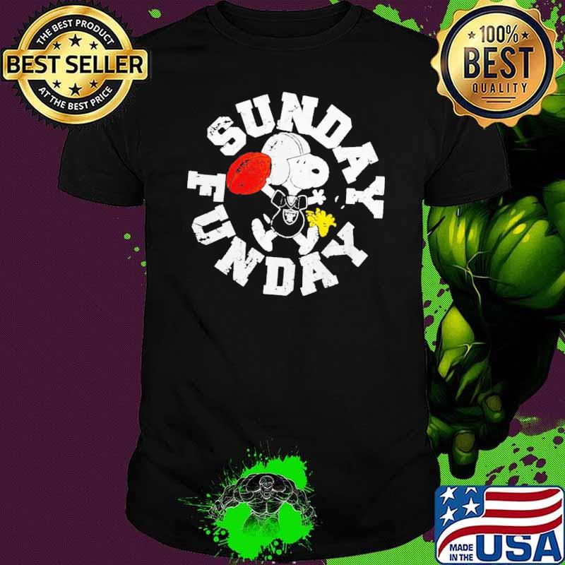 Snoopy and Woodstock sunday funday Las Vegas Raiders shirt