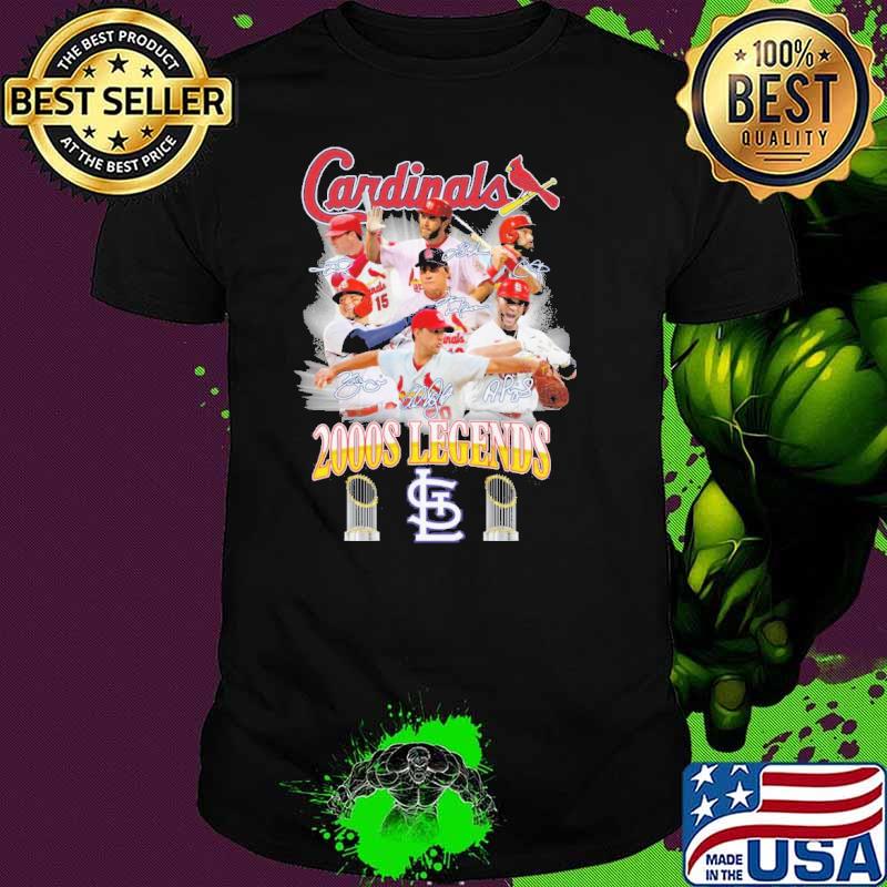 St Louis Cardinals 2000s Legends Signatures Shirt