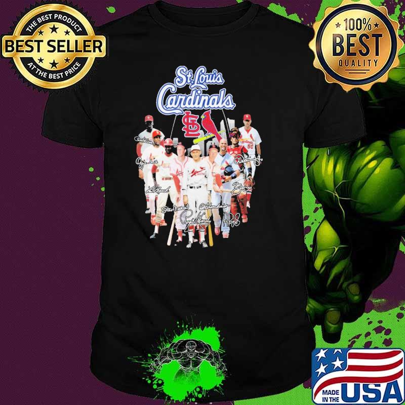 St Louis Cardinals Team Signatures Shirt