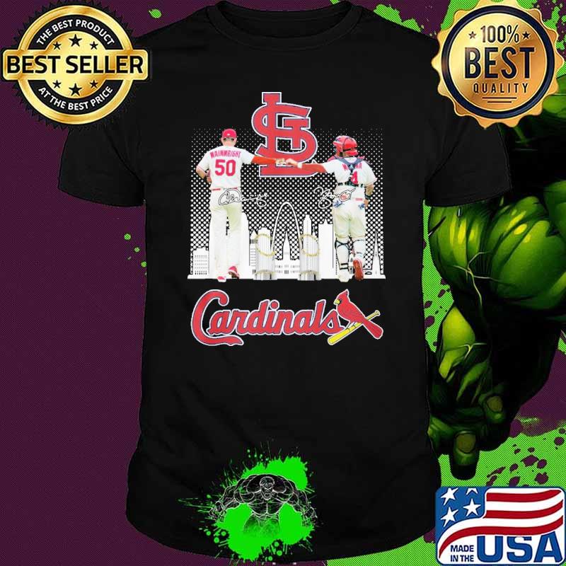 St Louis Cardinals Wainwright Signatures Shirt