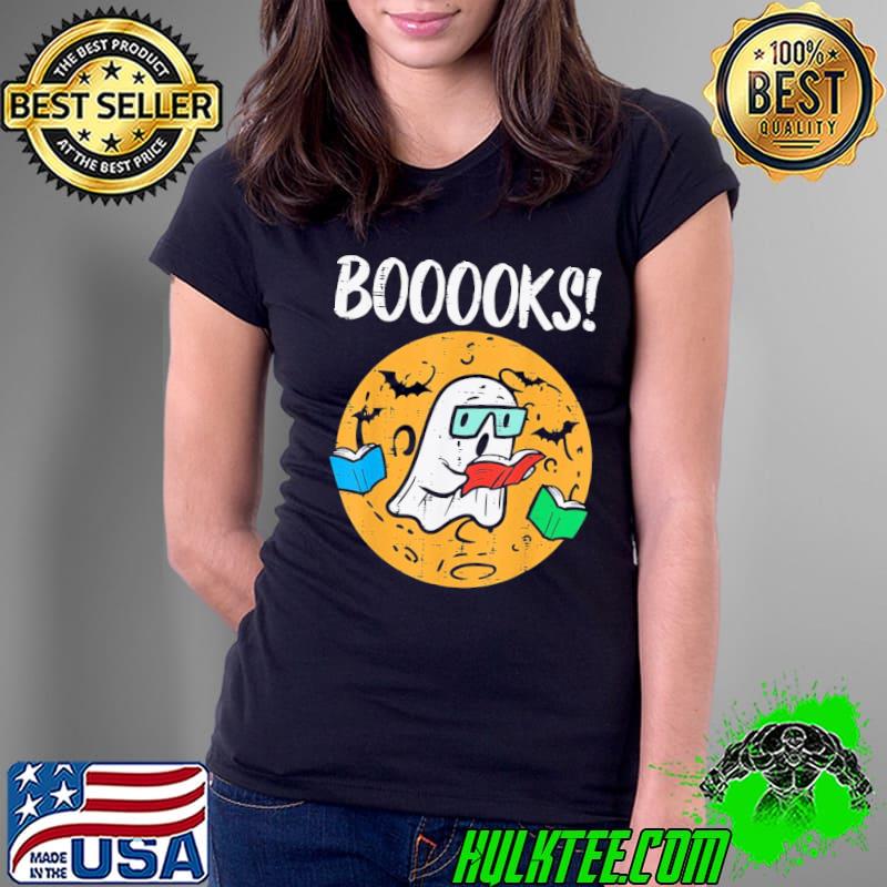 Teacher halloween books reading ghost halloween teacher librarian men women classic s Ladies Tee Teacher halloween books reading ghost halloween teacher librarian men women classic s Ladies Tee