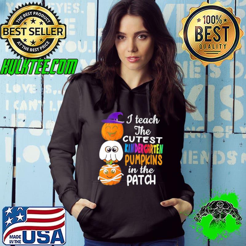 Teacher halloween cutest pumpkins kindergarten gift s Hoodie Teacher halloween cutest pumpkins kindergarten gift s Hoodie