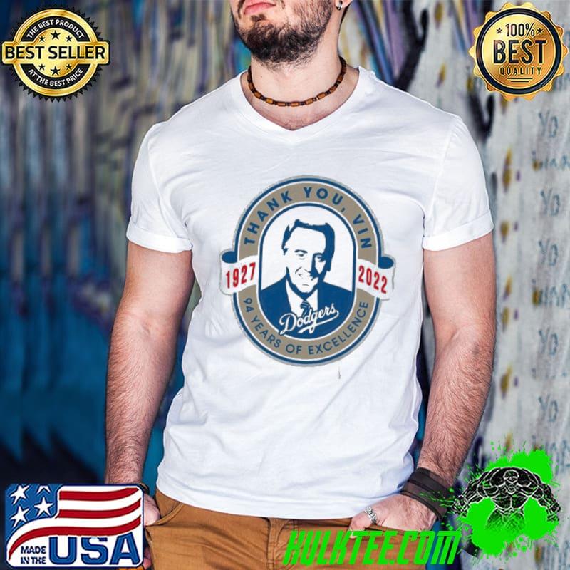 Thank you vin scully 94 years of excellence classic shirt