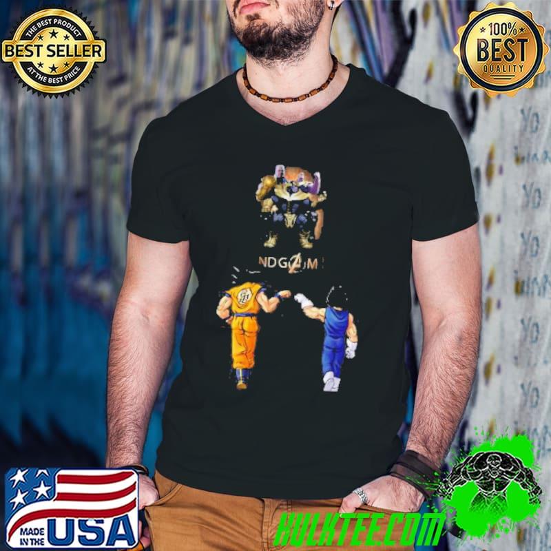 Thanos avengers endgame goku and vegeta classic shirt Thanos avengers endgame goku and vegeta classic shirt