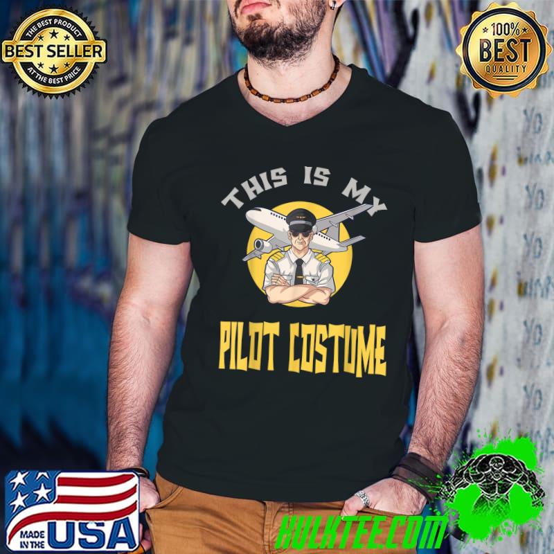 This Is My Airline Pilot Costume Halloween T-Shirt