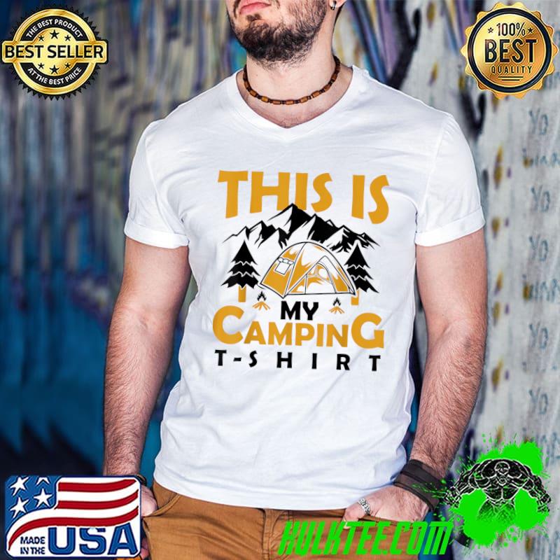 This Is My Camping Camper Lover Mountain T-Shirt
