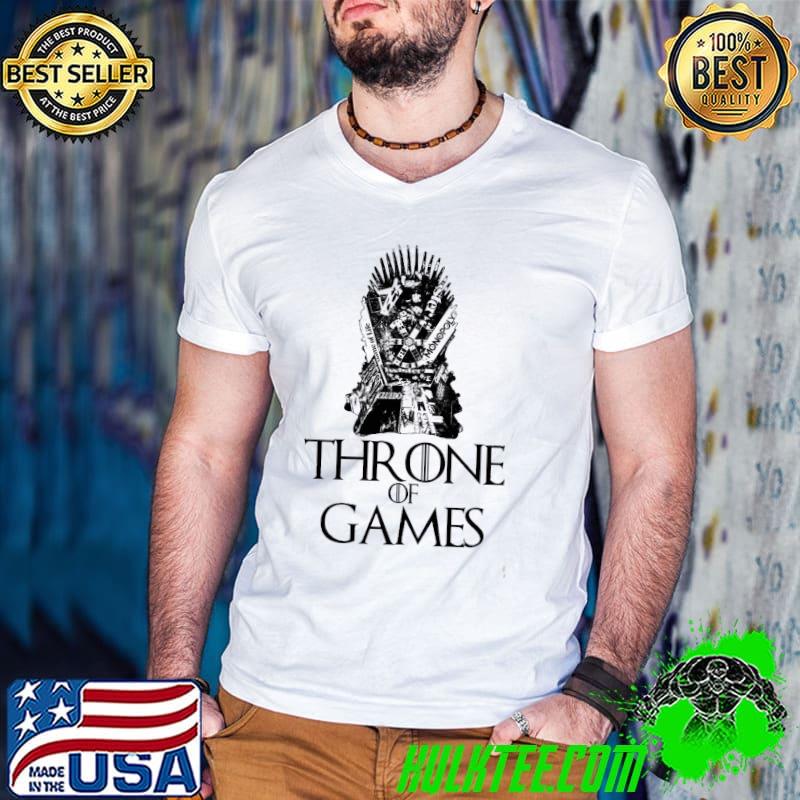 Throne of games fantasy board game classic shirt
