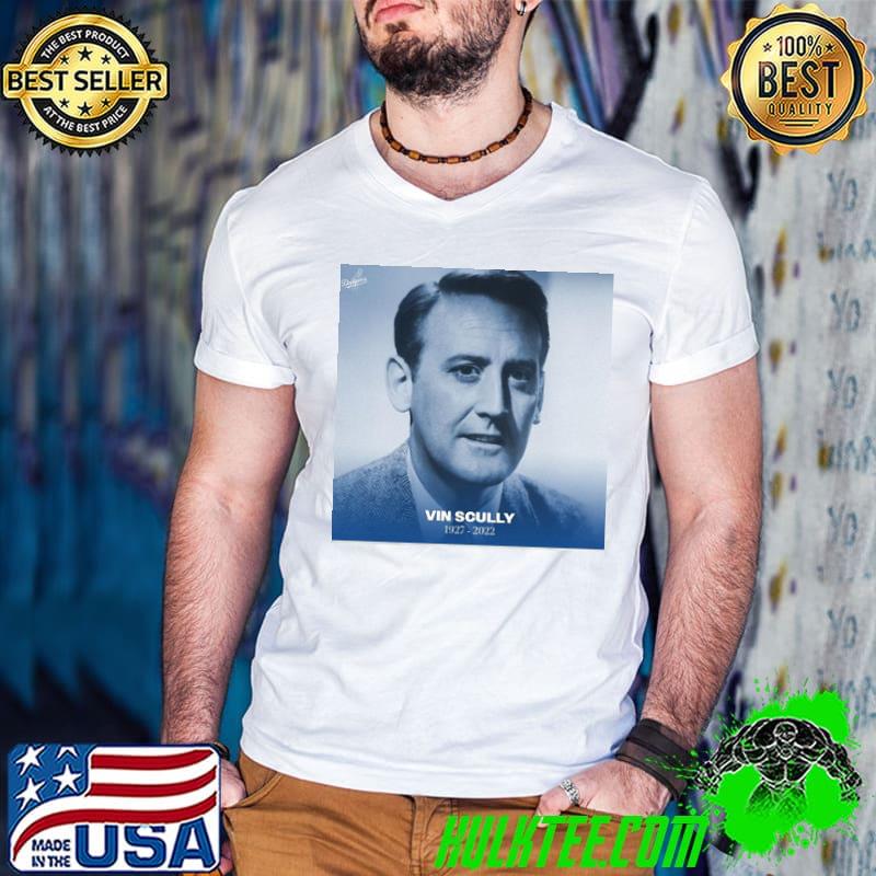 Vin scully legendary mlb and los angeles Dodgers 1927 2022 sportscaster classic shirt