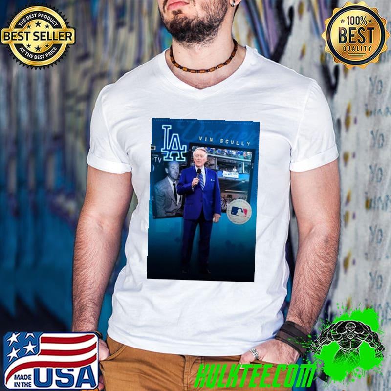Vin scully was dodger baseball rip classic shirt