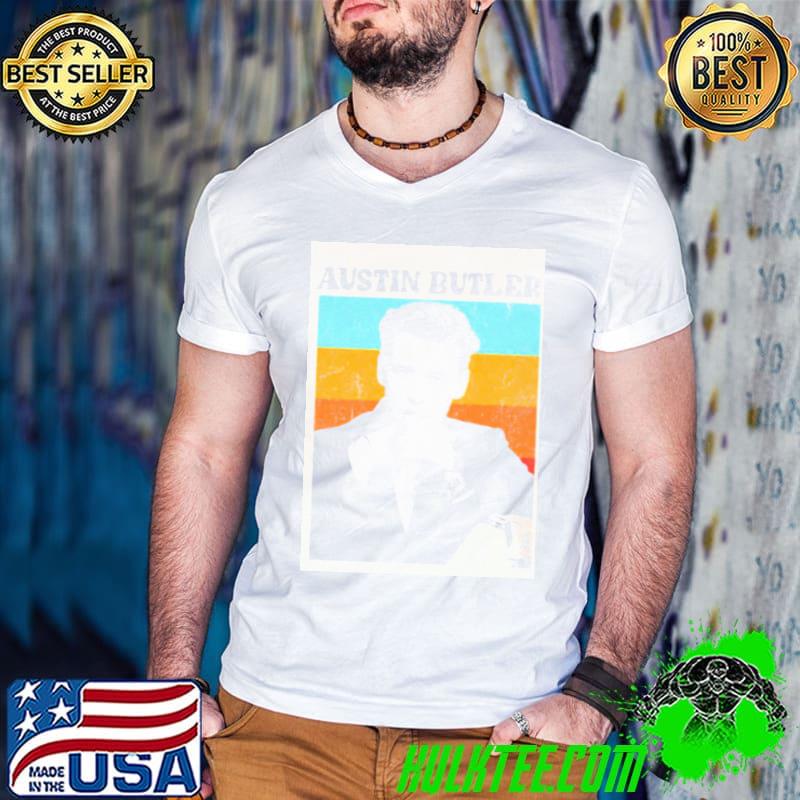 Vintage 2022 movie merch austin butler elvis presley classic shirt