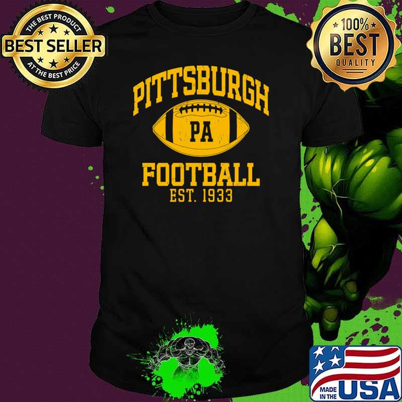 Vintage Pittsburgh Retro Steelers PA Football Team Pennsylvania Sport Lover T-shirt