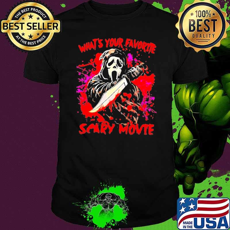 What's your favorite scary movie ghostface Scream shirt