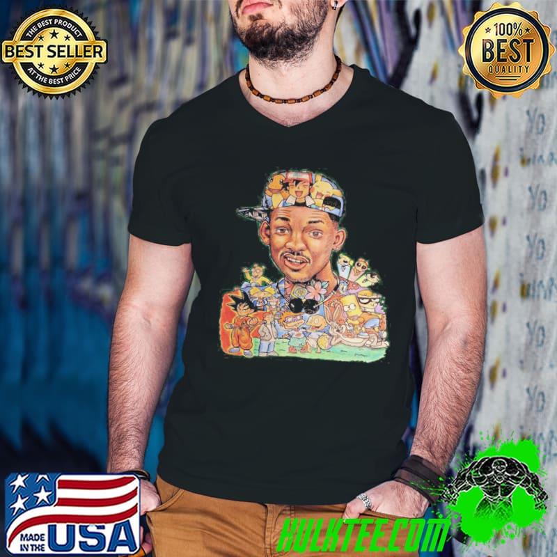 Will smith rocket power simpson dragon ball classic shirt