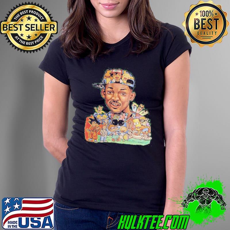 Will smith rocket power simpson dragon ball classic s Ladies Tee Will smith rocket power simpson dragon ball classic s Ladies Tee