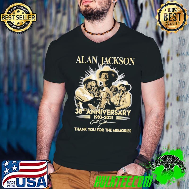 38th anniversary alan jackson thank you for the memories for fans classic shirt 38th anniversary alan jackson thank you for the memories for fans classic shirt