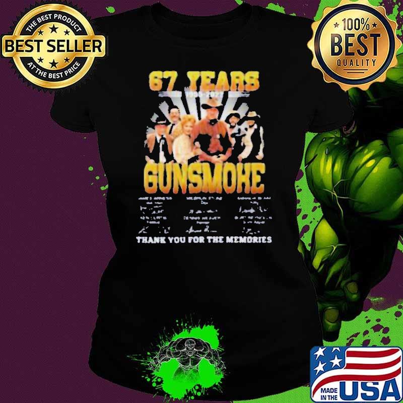 67 Years 1955 2022 Gunsmohe Thank You For The Memories Shirt Ladies tee 67 Years 1955 2022 Gunsmohe Thank You For The Memories Shirt Ladies tee