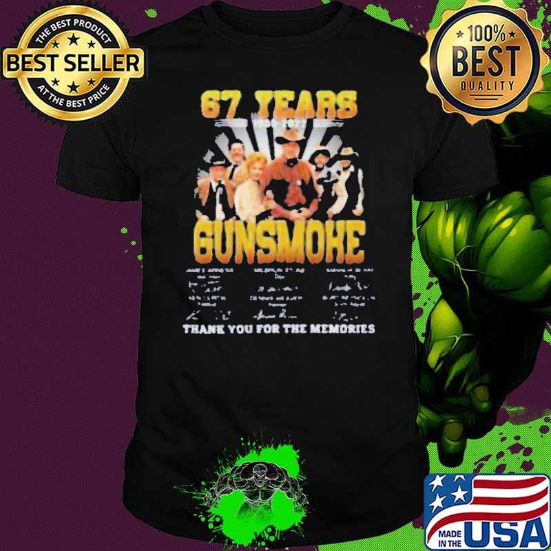 67 Years 1955 2022 Gunsmohe Thank You For The Memories Shirt