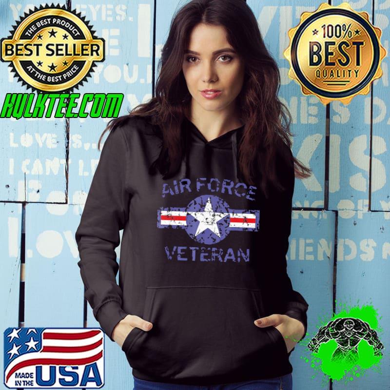 Air force veteran air force veteran with vintage roundel grunge s Hoodie Air force veteran air force veteran with vintage roundel grunge s Hoodie