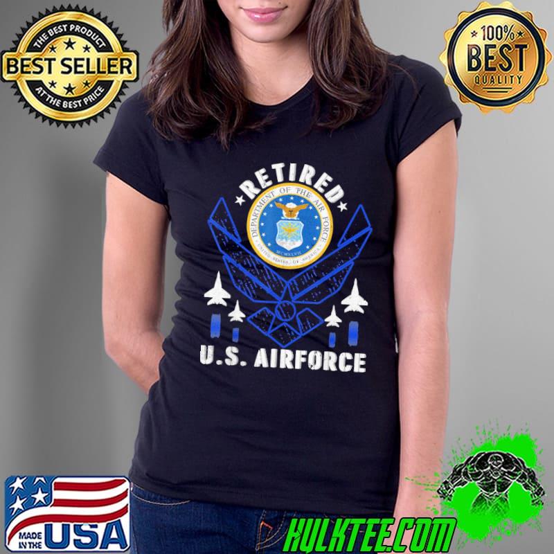 Air force veteran retired usaf vintage s Ladies Tee Air force veteran retired usaf vintage s Ladies Tee