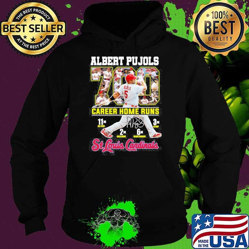 Albert Pujols Career Home Runs St. Louis Cardinals Shirt Hoodie Albert Pujols Career Home Runs St. Louis Cardinals Shirt Hoodie