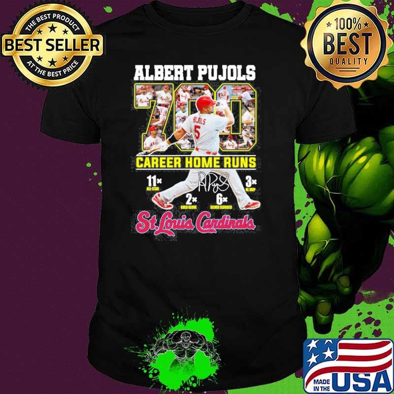Albert Pujols Career Home Runs St. Louis Cardinals Shirt