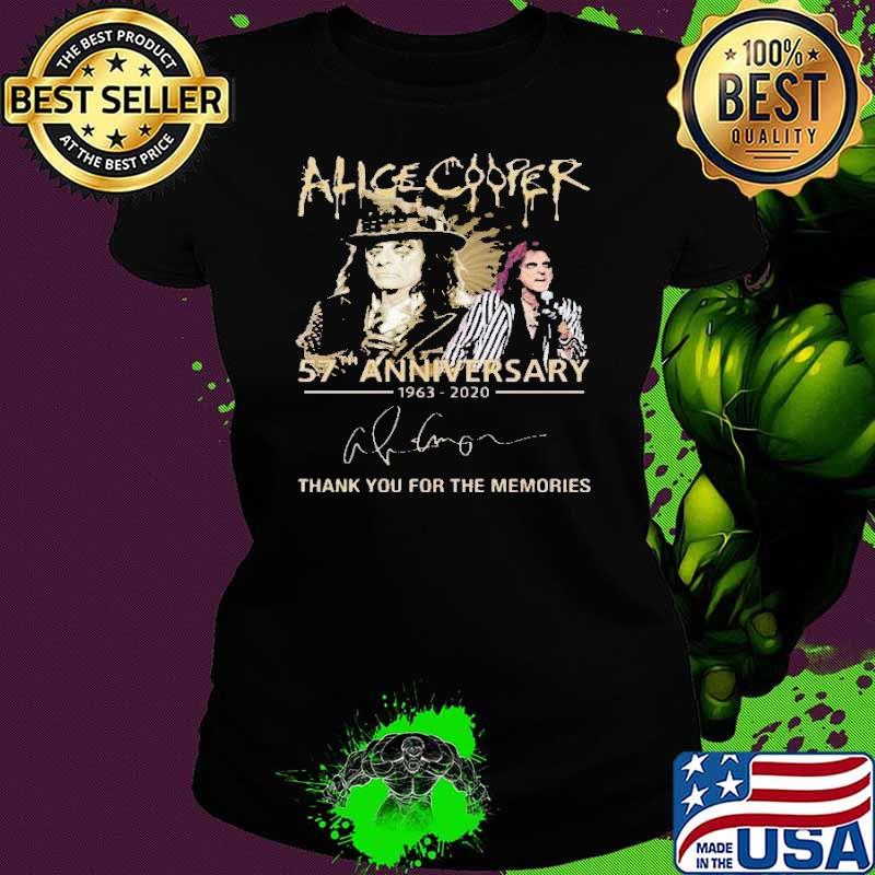 Alice Cooper 57th Anniversary 1963 2022 Shirt Ladies tee Alice Cooper 57th Anniversary 1963 2022 Shirt Ladies tee