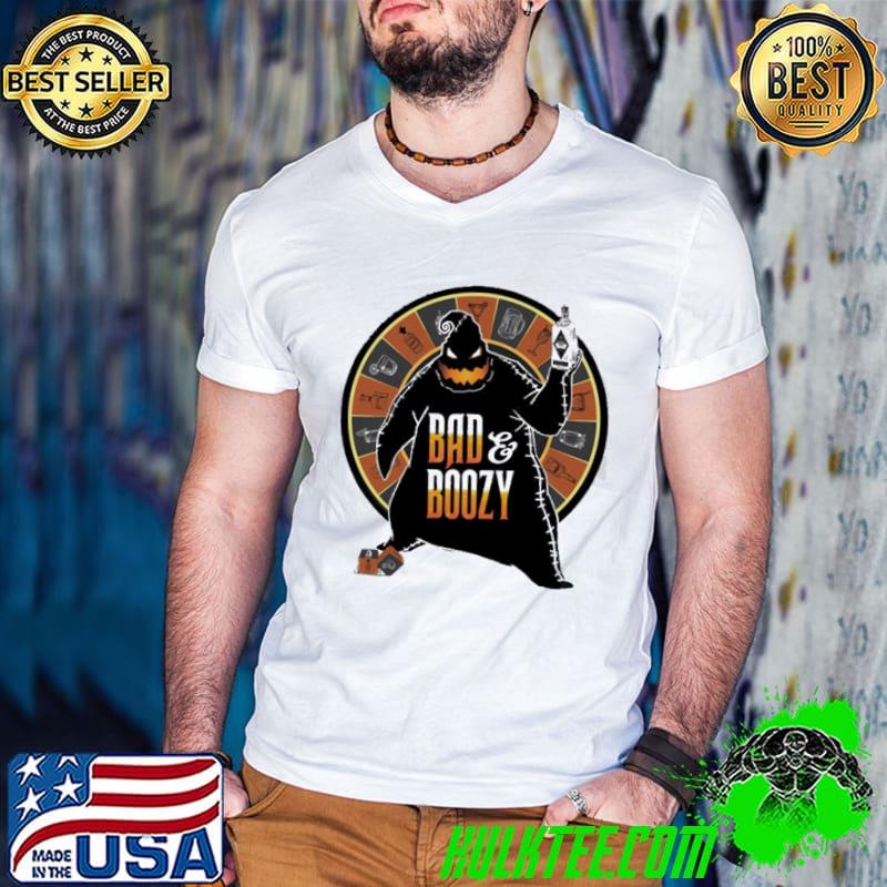 Bad oogie drinks wine halloween classic shirt