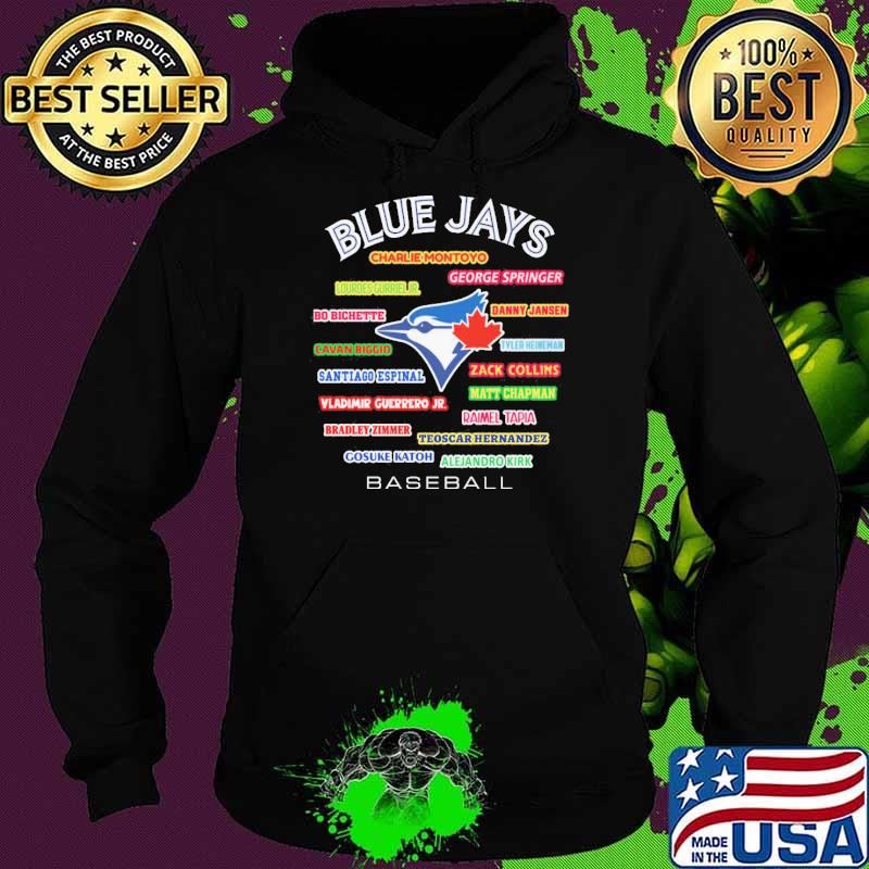 Blue Jays Name Of Member Baseball Shirt Hoodie Blue Jays Name Of Member Baseball Shirt Hoodie