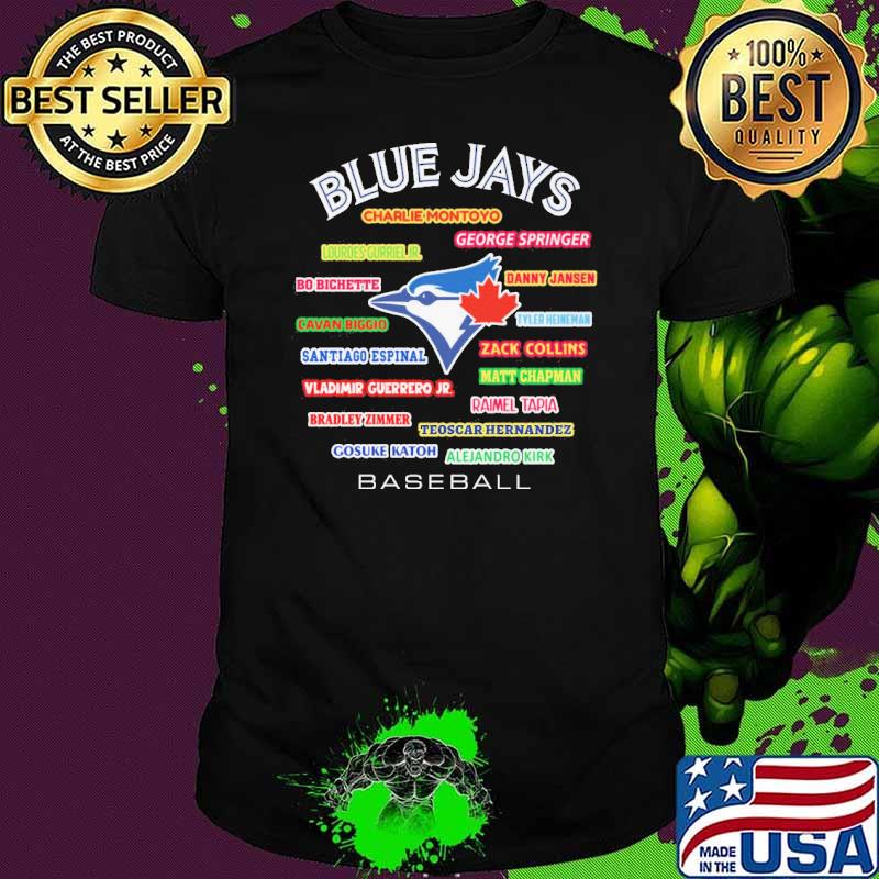 Blue Jays Name Of Member Baseball Shirt Blue Jays Name Of Member Baseball Shirt