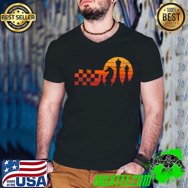 Chess Club Chess Player Vintage Sunset T-Shirt Chess Club Chess Player Vintage Sunset T-Shirt
