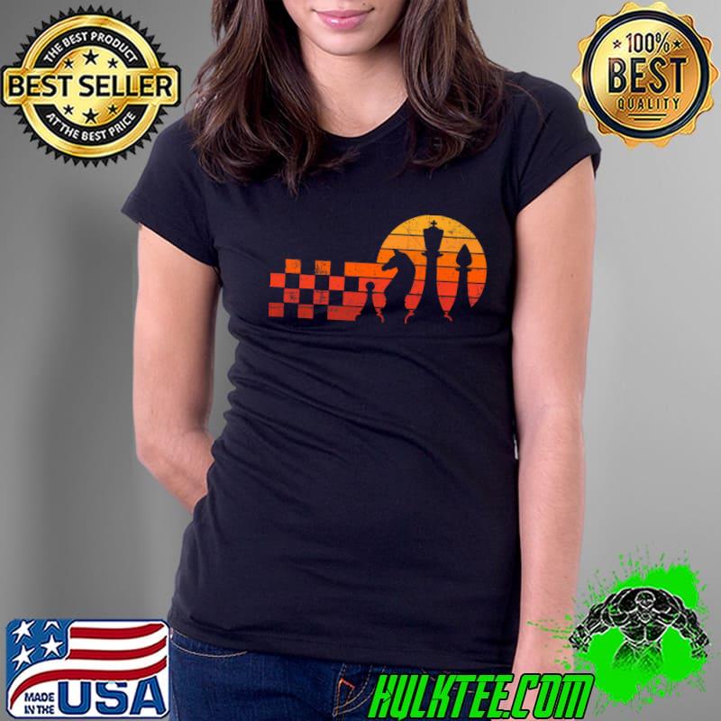 Chess Club Chess Player Vintage Sunset T-Shirt Ladies Tee Chess Club Chess Player Vintage Sunset T-Shirt Ladies Tee
