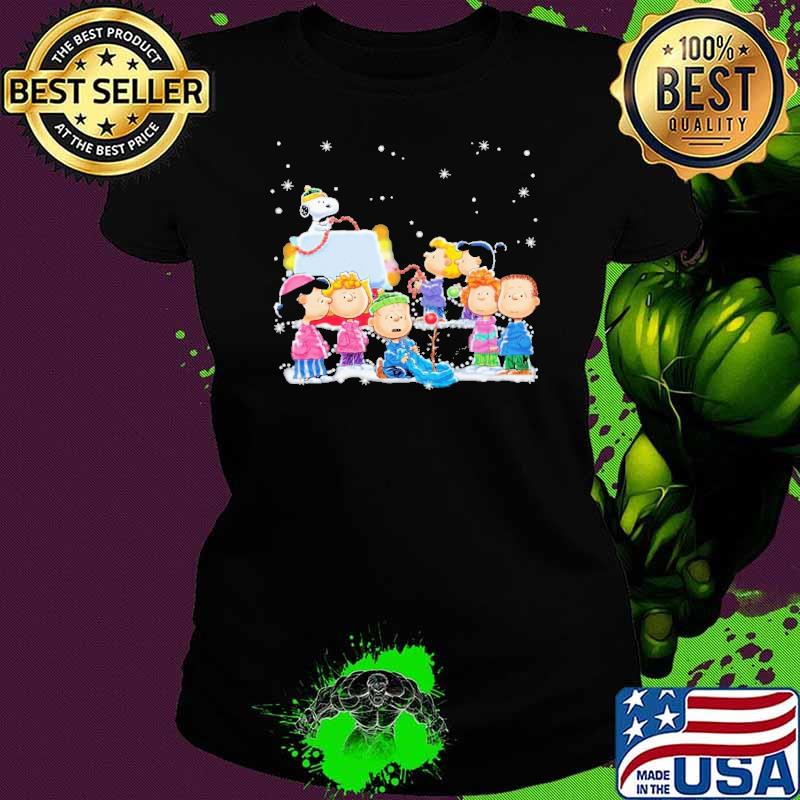 Christmas peanuts snoopy s Ladies tee Christmas peanuts snoopy s Ladies tee
