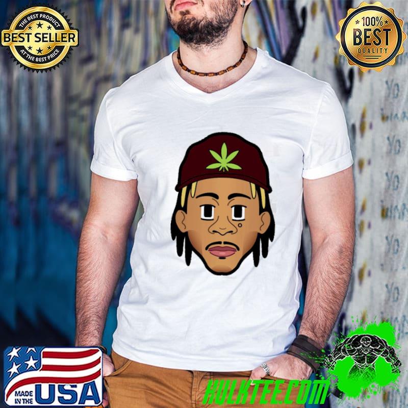 Clip art wiz khalifa face classic shirt