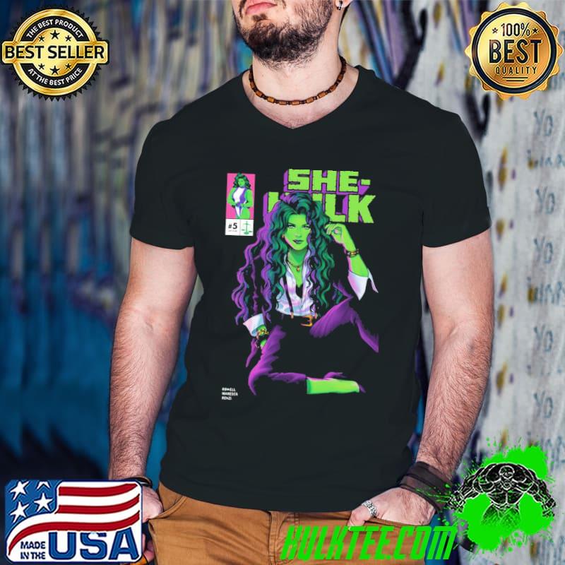 Comics art she Hulk pretty green woman shirt Comics art she Hulk pretty green woman shirt