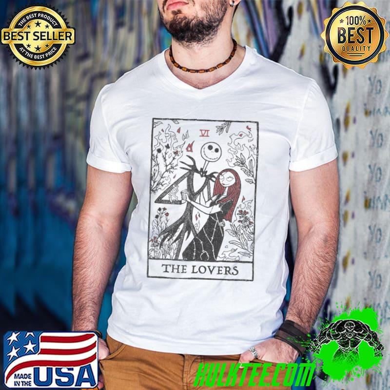Disney nightmare before christmas Jack and sally tarot classic shirt
