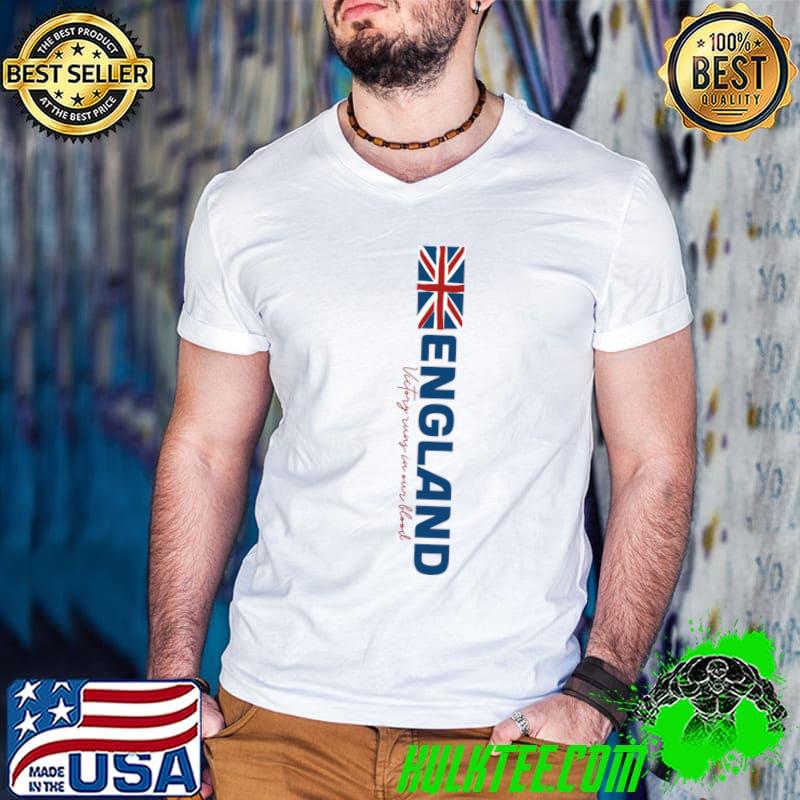 England team featuring a flag and world cup qatar 2022 T-Shirt