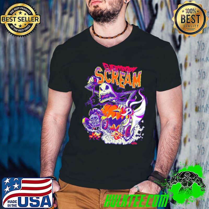Everybody scream horror design it's almost halloween shirt