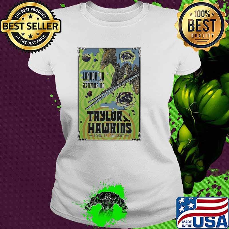 Foo fighters taylor hawkins tribute concert 2022 poster s Ladies tee Foo fighters taylor hawkins tribute concert 2022 poster s Ladies tee