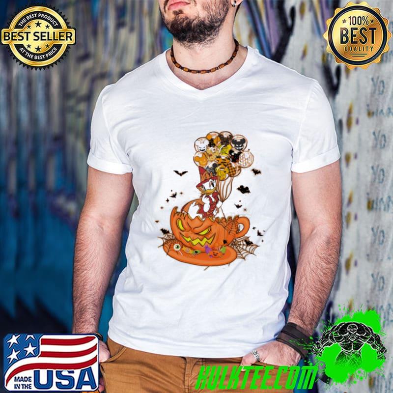 Funny balloon teacup daisy halloween classic shirt