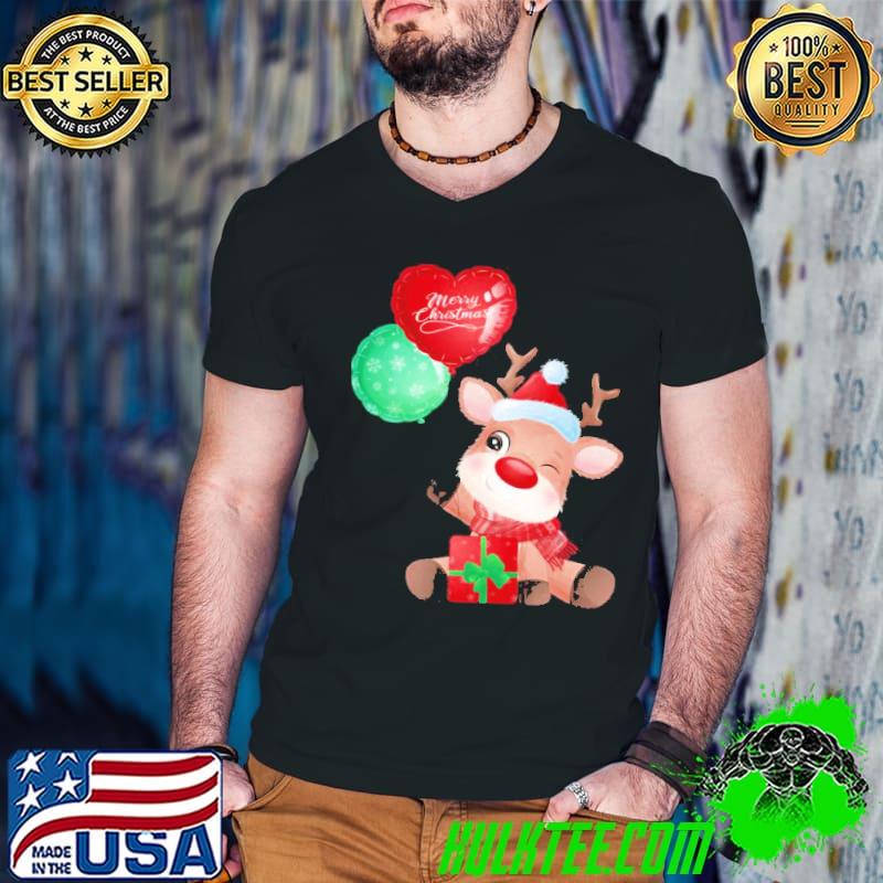Funny deer christmas design xmas merry christmas shirt
